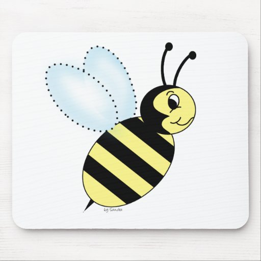 Buzzin' Bee Mouse Pad