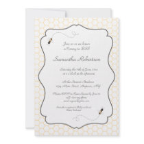 Buzzing Bees Baby Shower Invitation
