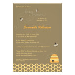 Buzzing Bees Baby Shower Invitation