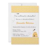Buzzing Bees Birthday Invitation