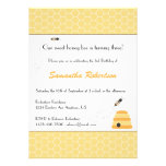 Buzzing Bees Birthday Invitation
