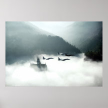 Buzzing Neuschwanstein Posters