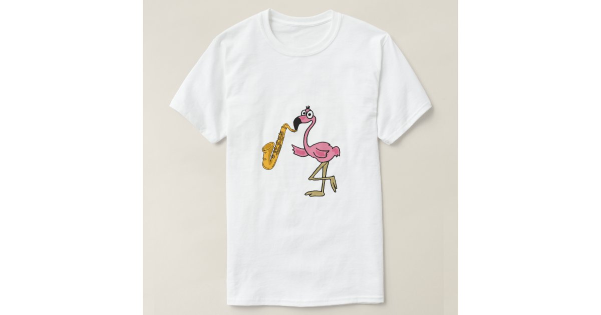 bv flamingo the saxophone t shirt zazzle bv flamingo the saxophone t shirt zazzle
