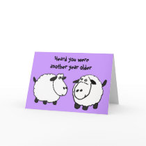 BV- Funny Sheep Birthday Card