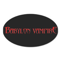 BV Oval_Blk Sticker