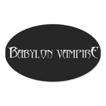 BV Oval Wht_Blk Sticker