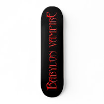 BV Red SB_Black Custom Skate Board