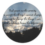BV- Sunrise Serenity Prayer Stickers