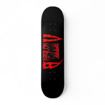 BV Teeth Red SB_Black Skateboard Decks