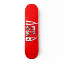 BV Teeth White SB_Red Custom Skateboard