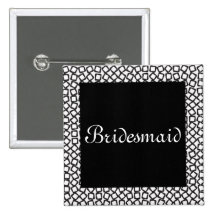 BW Bridesmaid Pins