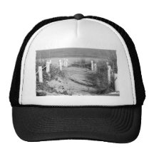 BW Fort Pierce, Florida beach walk dune roped off Mesh Hat