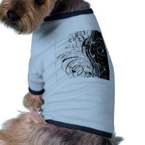 BW grunge pet clothing