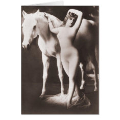 BW Horse/Dancer card