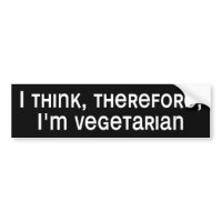 BW_i_think bumpersticker