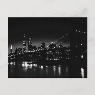 BW New York City at Night