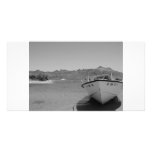 bw river boat custom photo card
