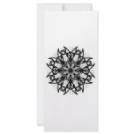 bw-rosette2_Vector_Clipart black white shapes trib Customized Rack Card