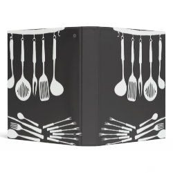 BW silhouette kitchen Binder binder