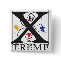 bX Barrel X Limited "X" Treme Pinback Buttons