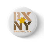 BX Bronx Brown Button