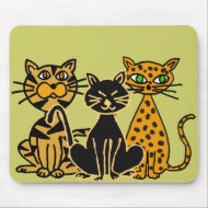BX- Crazy Cats Mousepad mousepad
