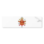 BXVI Pope Coat Emblem Heraldry Official Symbol Bumper Stickers