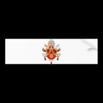 BXVI Pope Coat Emblem Heraldry Official Symbol bumper stickers