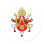 BXVI Pope Coat Emblem Heraldry Official Symbol Sticker