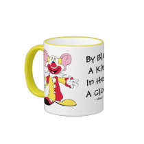 By Blood A King, In Heart A Clown Ceramic Mug