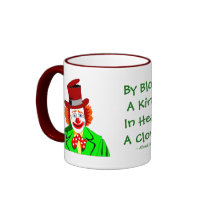 By Blood A King, In Heart A Clown Ceramic Mug