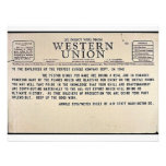 By Direct Wire From Western Union Personalized Invites