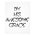By His Awesome Grace Custom Announcement
