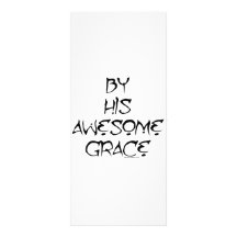 By His Awesome Grace Rack Cards
