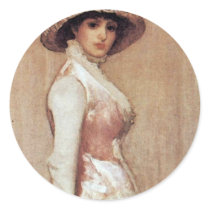 By James Abbot Mcneill Whistler Round Stickers