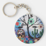 By Lori Everett_ Day Of The Dead,Mexican,Skull,DOD Keychains