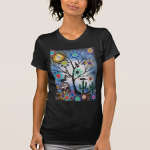 By Lori Everett_ Day Of The Dead,Mexican,Skull,DOD Tee Shirts