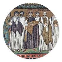 By Meister Von San Vitale In Ravenna (Best Quality Round Sticker