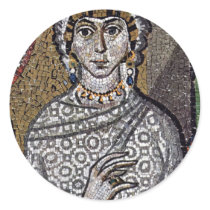 By Meister Von San Vitale In Ravenna (Best Quality Round Stickers