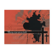 By my stripes you are healed postcards