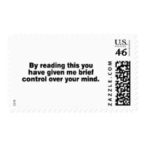 By Reading This You Have... postage