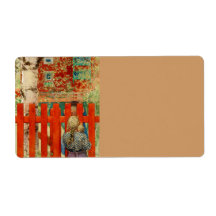 By the Fence Custom Shipping Label