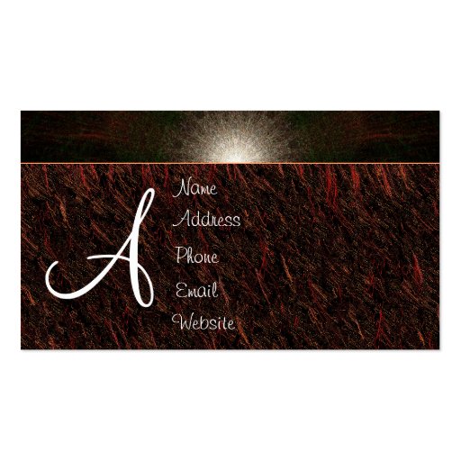 By The Fire Light Business Card