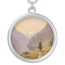 By the Fjord (Norwegian) by Hans Dahl Pendants