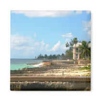 By The Ocean Fridge Magnets
