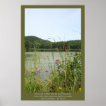 By the River of Prayer Scripture Print
