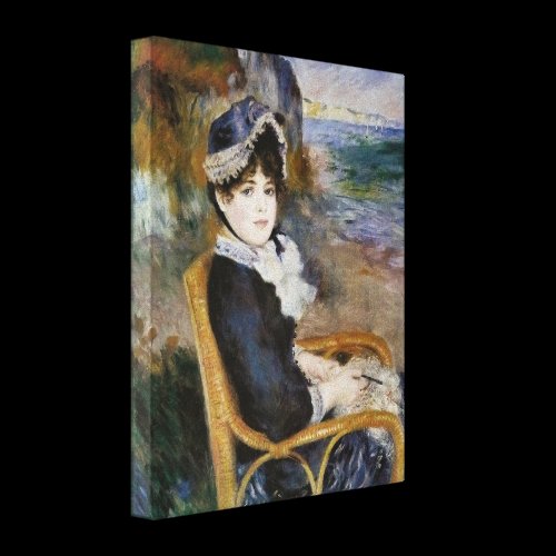 By the Seashore - Pierre-Auguste Renoir Gallery Wrapped Canvas