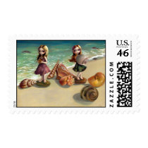 "By the Seaside" Stamp