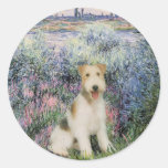 By the Seind - Wire Fox Terrier (M) Round Sticker