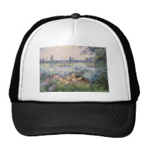 By the Seine - Two kittens Mesh Hats